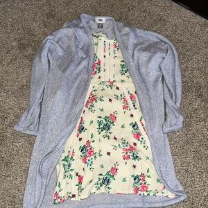 Girls Dress and Sweater